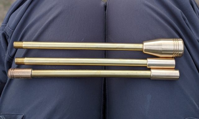 7207円 世界有名な 野良道具製作所 ALL真鍮製火吹き棒 野良ブラスター コンパクトver. 3本継60cm ゴールド 小